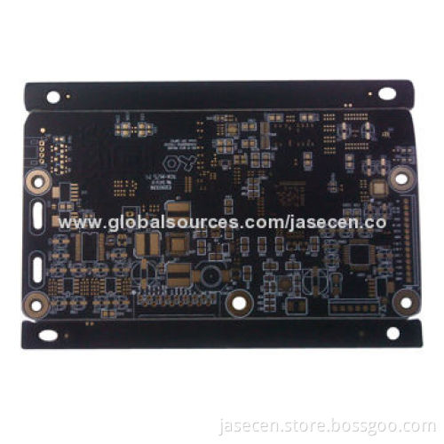 Black solder mask immersion gold PCB, thickness of 1.6mm